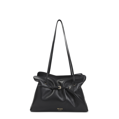 Dada Large Nappa Leather Tote - Black - Image 2