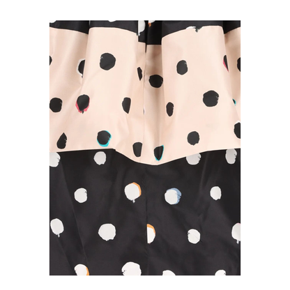 Dots-Print Taffeta Bustier Dress - Image 4