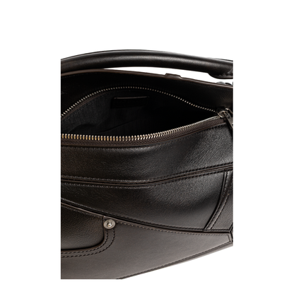 Puzzle Small Calfskin Crossbody Bag - Vintage Brown - Image 4