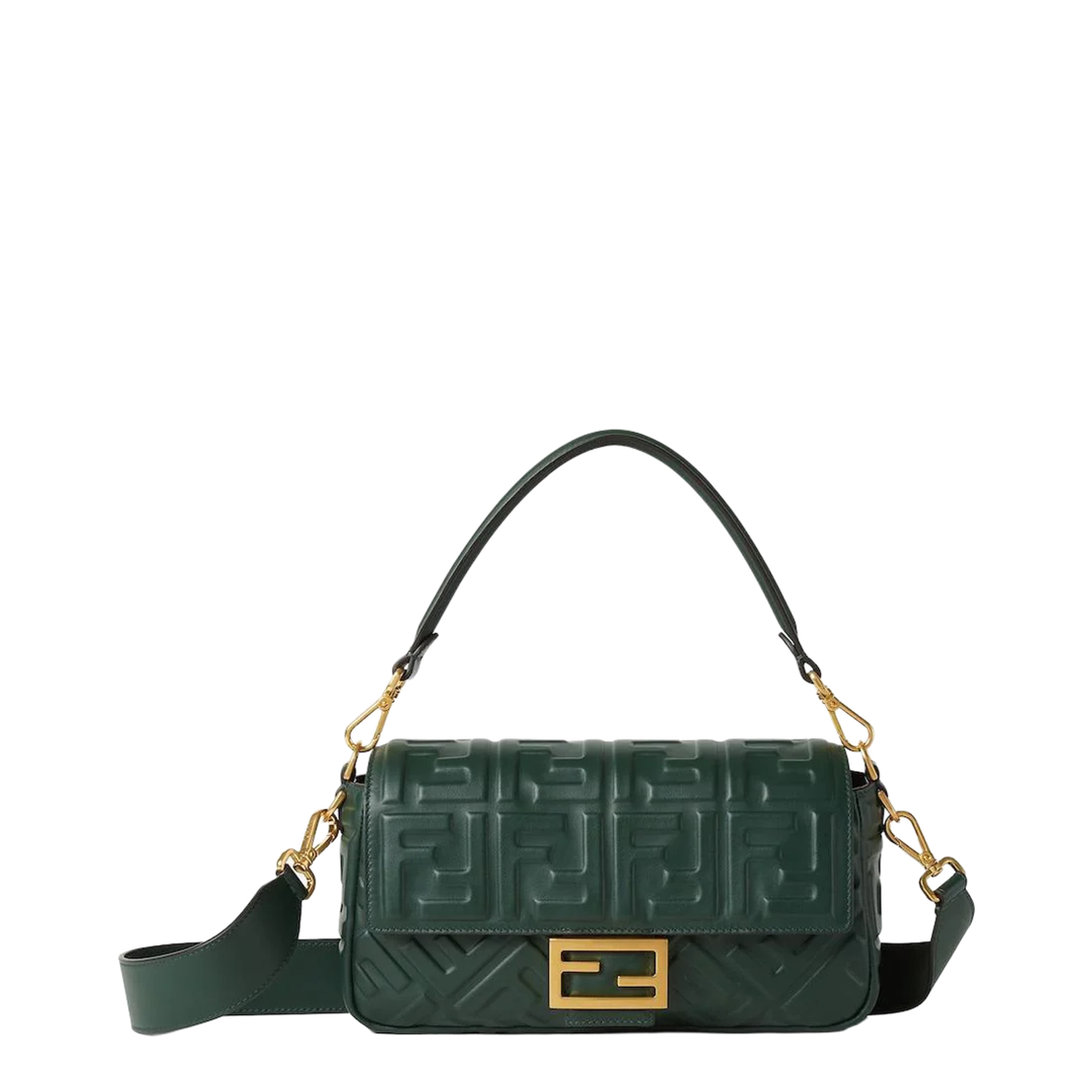 Leather Green Baguette - Image 1