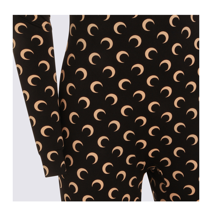 Moon Printed Catsuit - Black - Image 8