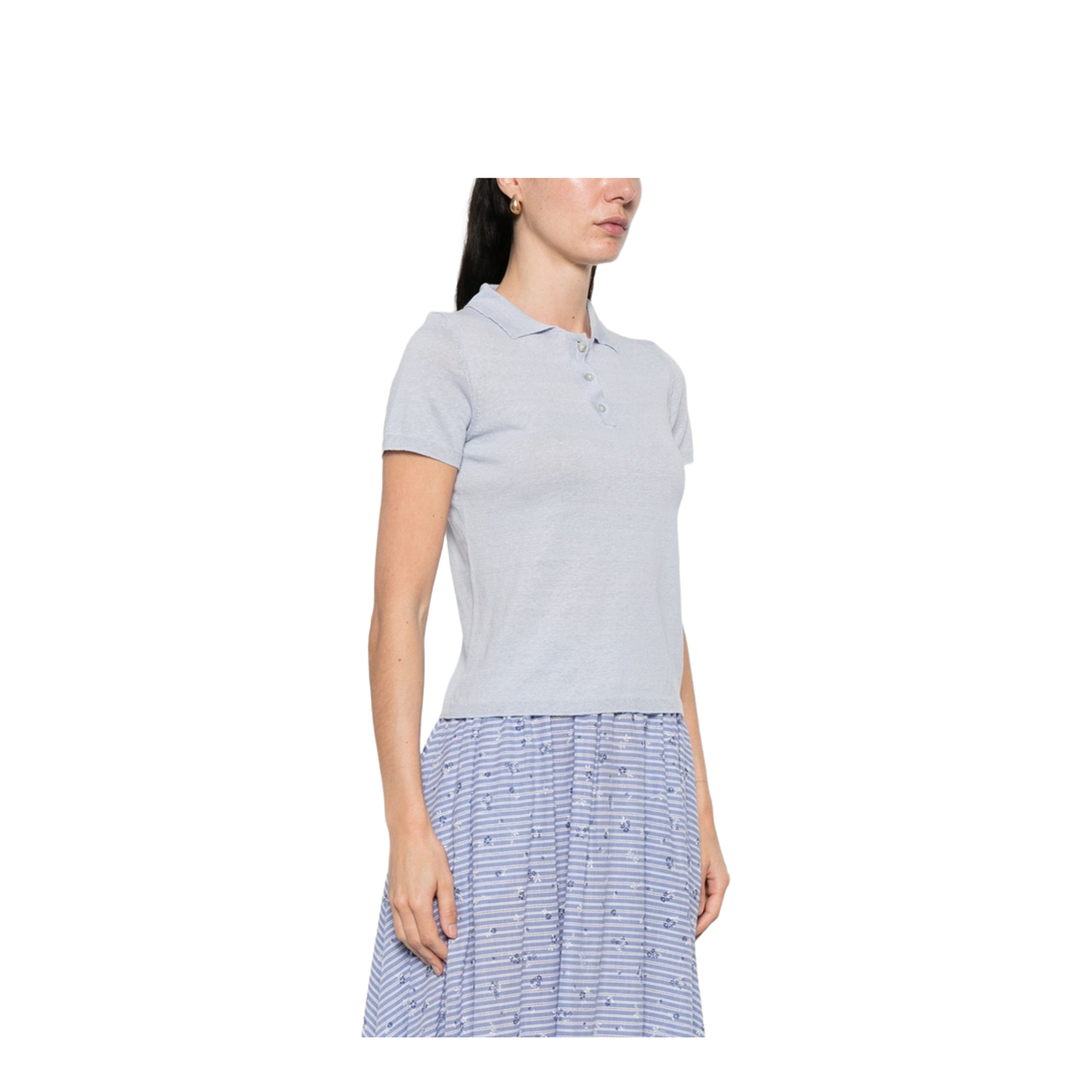 T-Shirts And Polos Clear Blue - Image 4
