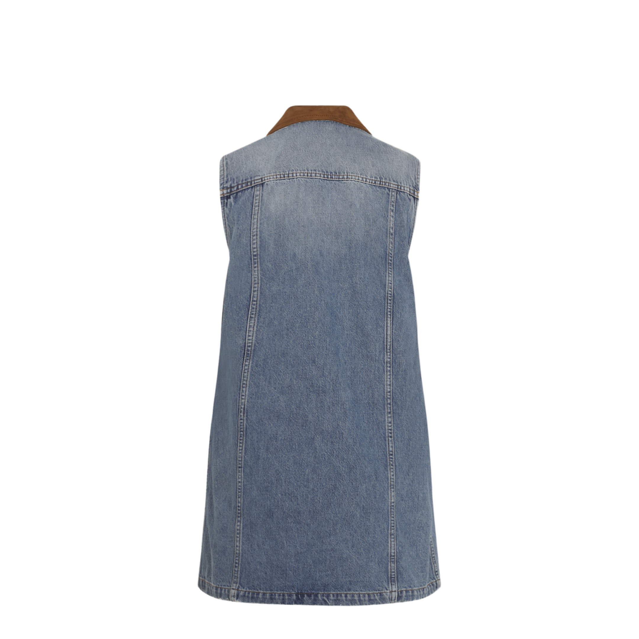 Denim Stone Wash Dress - Image 2