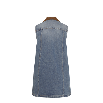 Denim Stone Wash Dress - Image 2