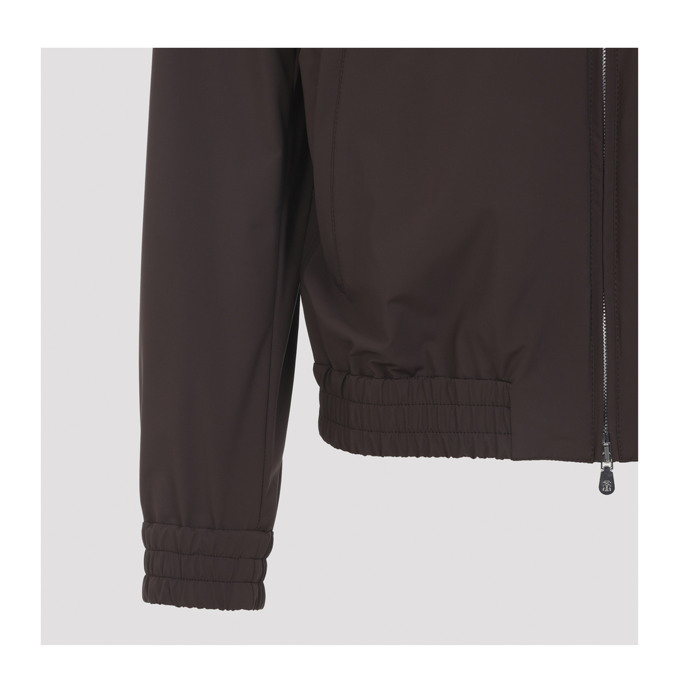 Water Resistant Blouson Jacket Brown - Image 5