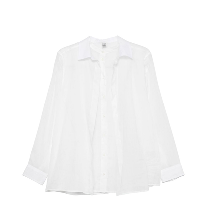 White Double Collar Shirt - Image 1