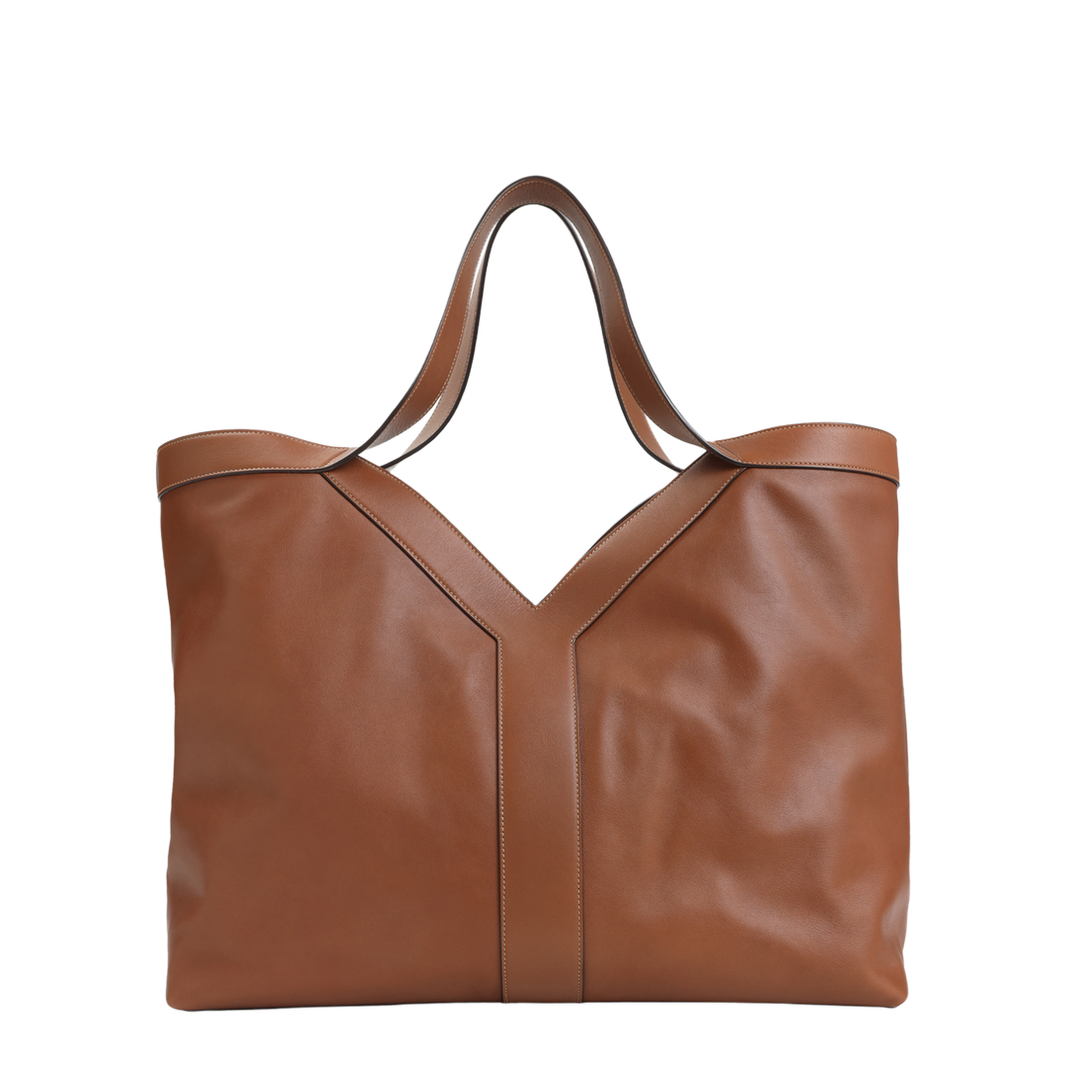 Large Tote in Leather - Image 1