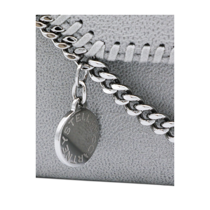 Falabella Continental Wallet With Chain - Light Grey - Image 3