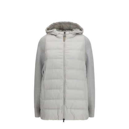 Long Monili Chain Puffer Jacket - Image 1