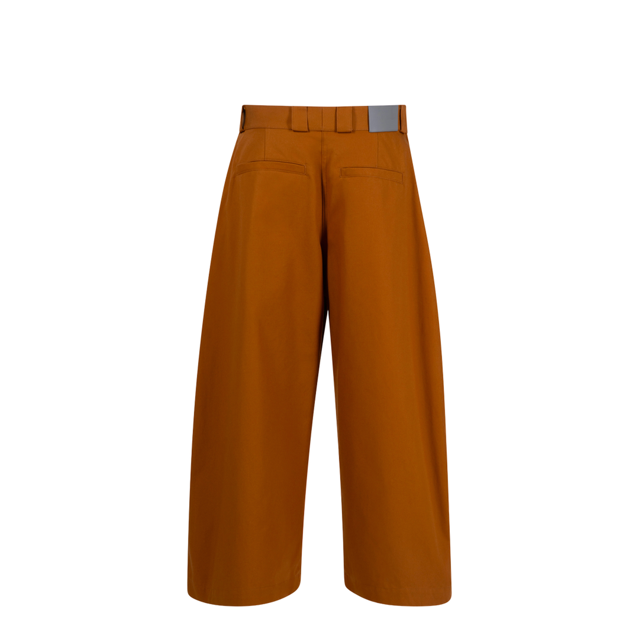 Barrel-Leg Pleated Long Bermudas - Image 2