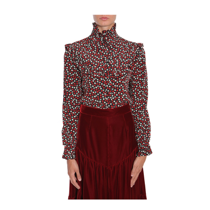 Stand Up Collar Blouse - Image 1