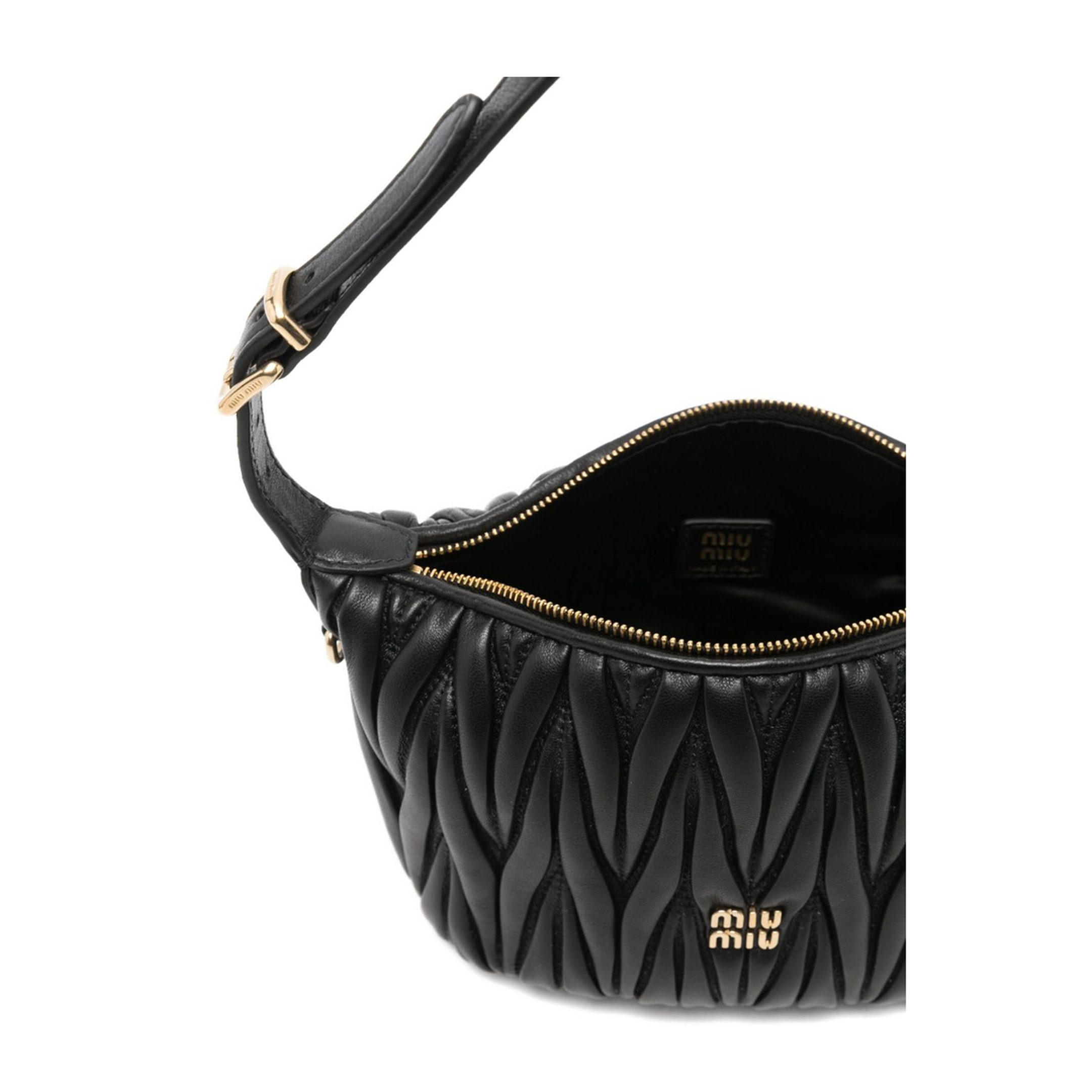 Matelassé Mini Bag Leather - Black - Image 4