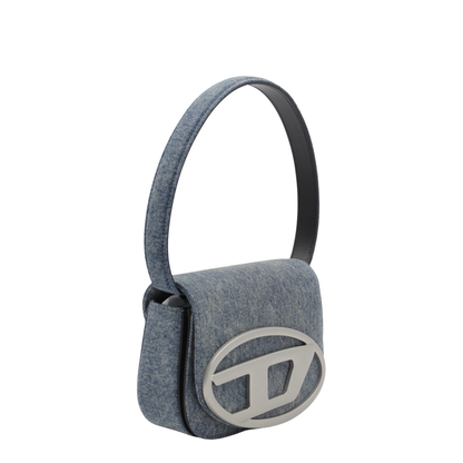 1DR Denim Shoulder Bag - Clear Blue - Image 3