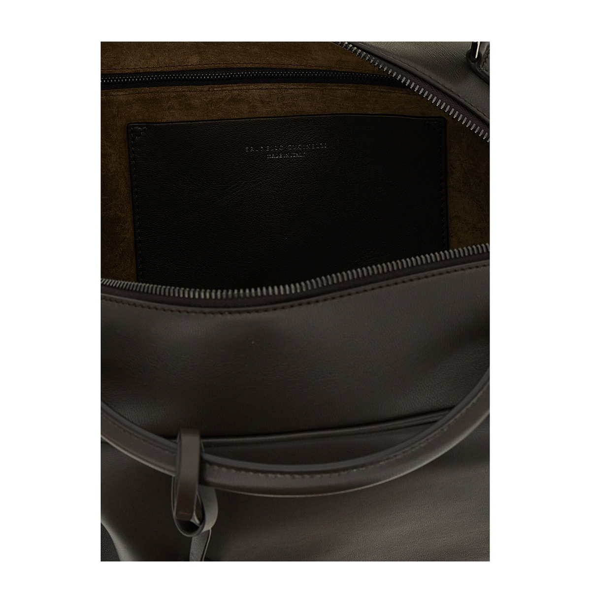 Boston Explorer Nappa Leather Handbag - Rust Brown - Image 4