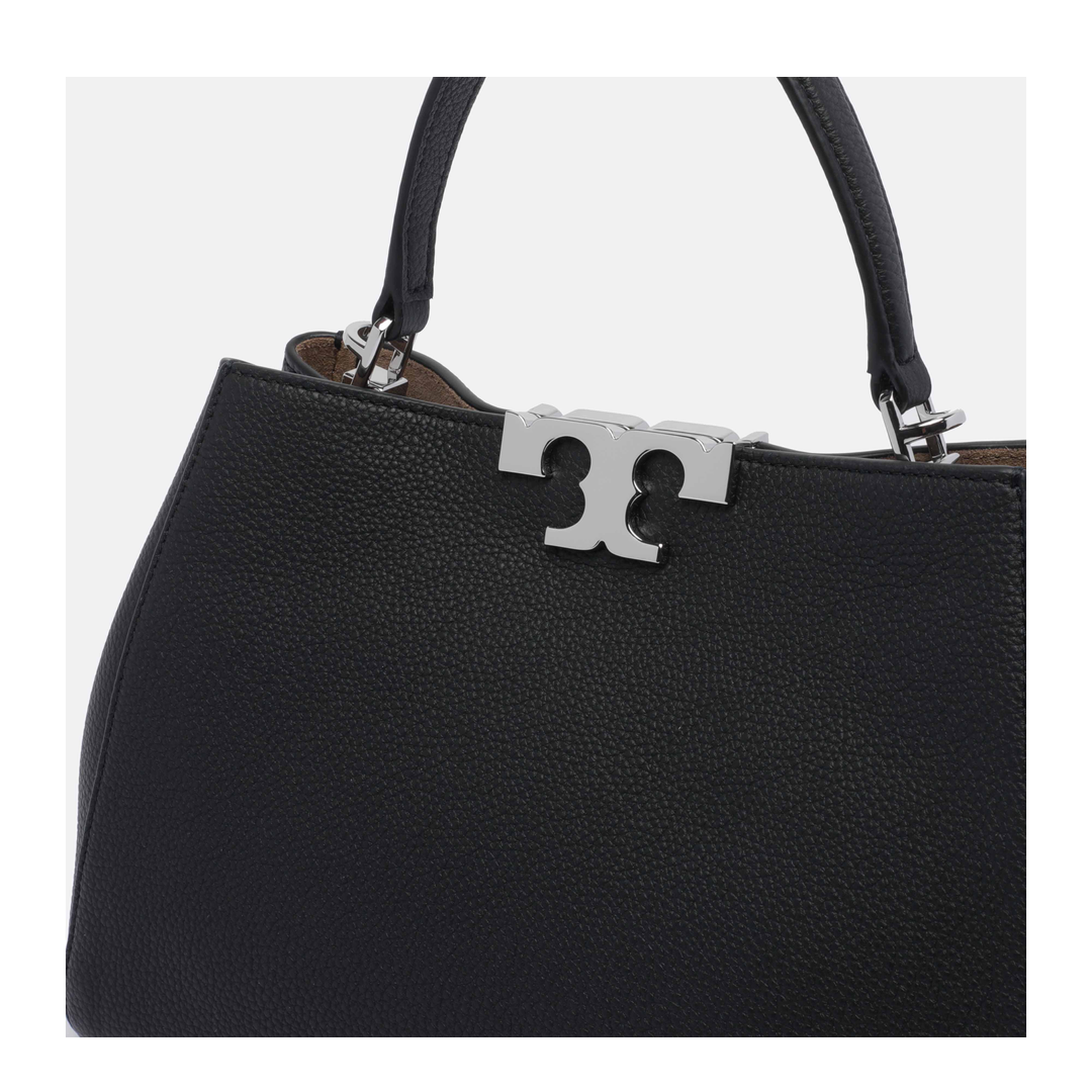 Eleanor Pebbled Medium Satchel Bag - Image 4