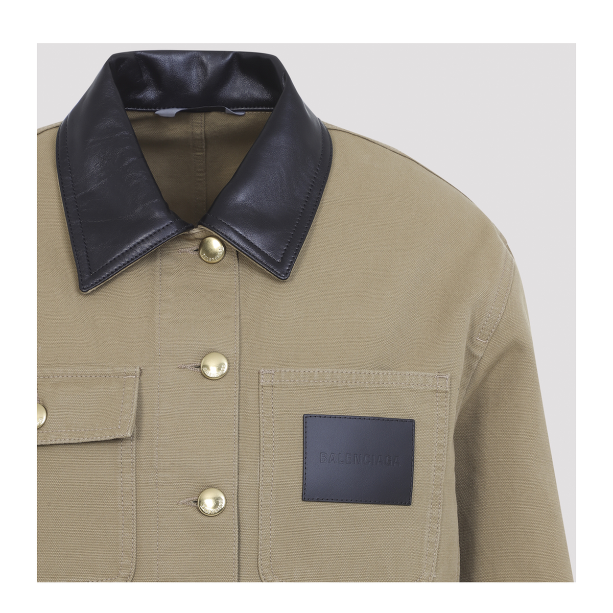 Heavy Cotton Cropped Jacket - Image 5