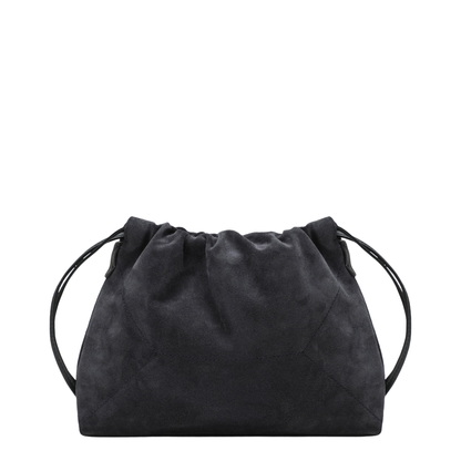 BC Duo Suede Leather Pouch Bag - Midnight Blue - Image 2
