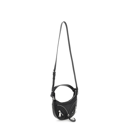 Repeat Mini Black Hobo Bag - Image 3