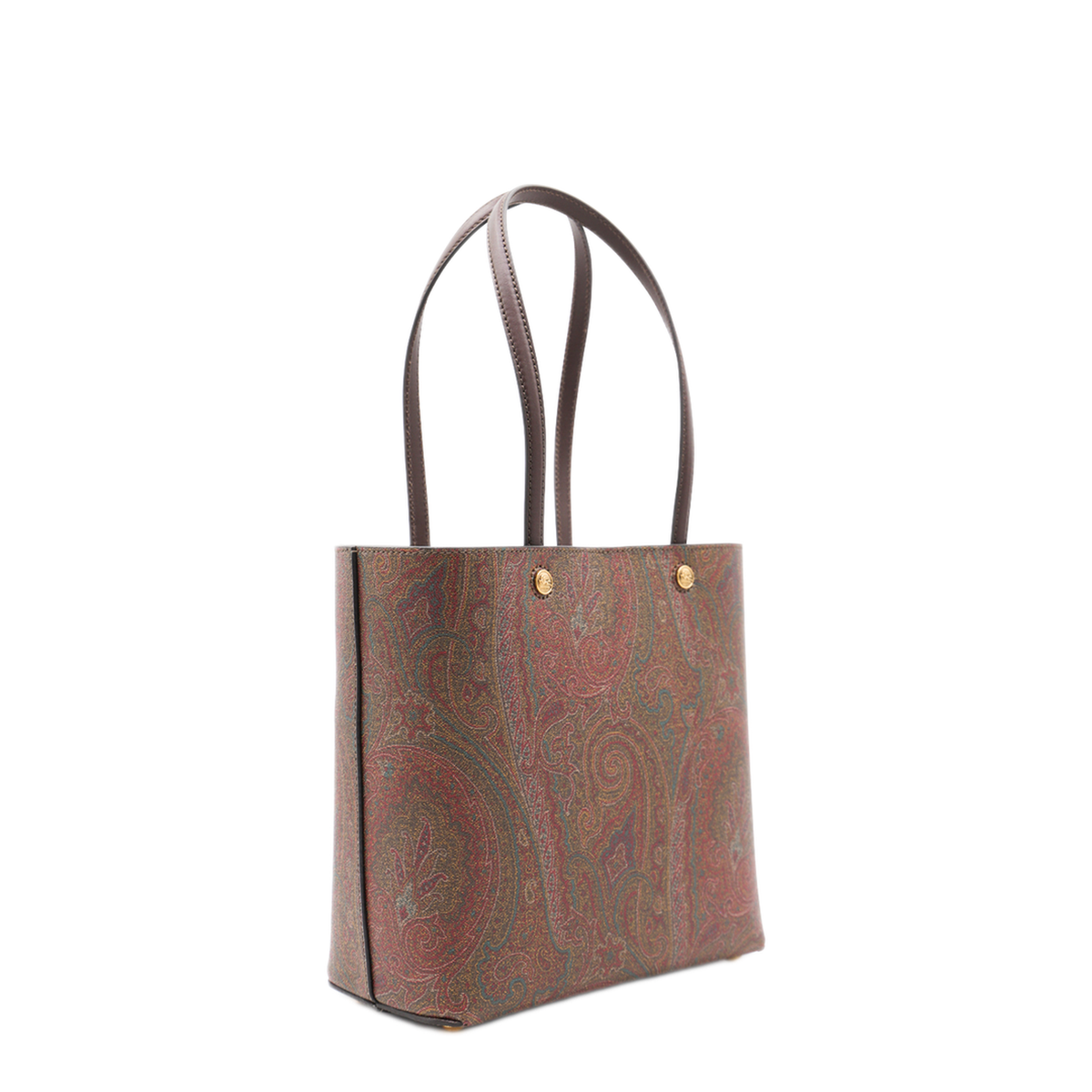 Essential Medium Jacquard Cotton Tote Bag - Brown - Image 3
