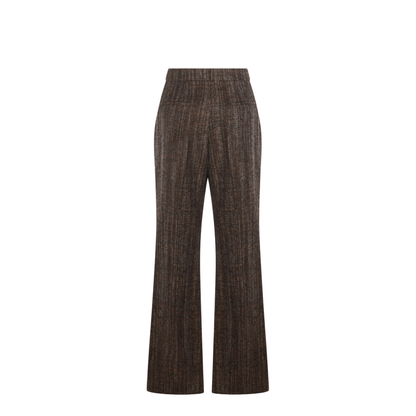 Rust Wool and Alpaca Trousers - Image 3