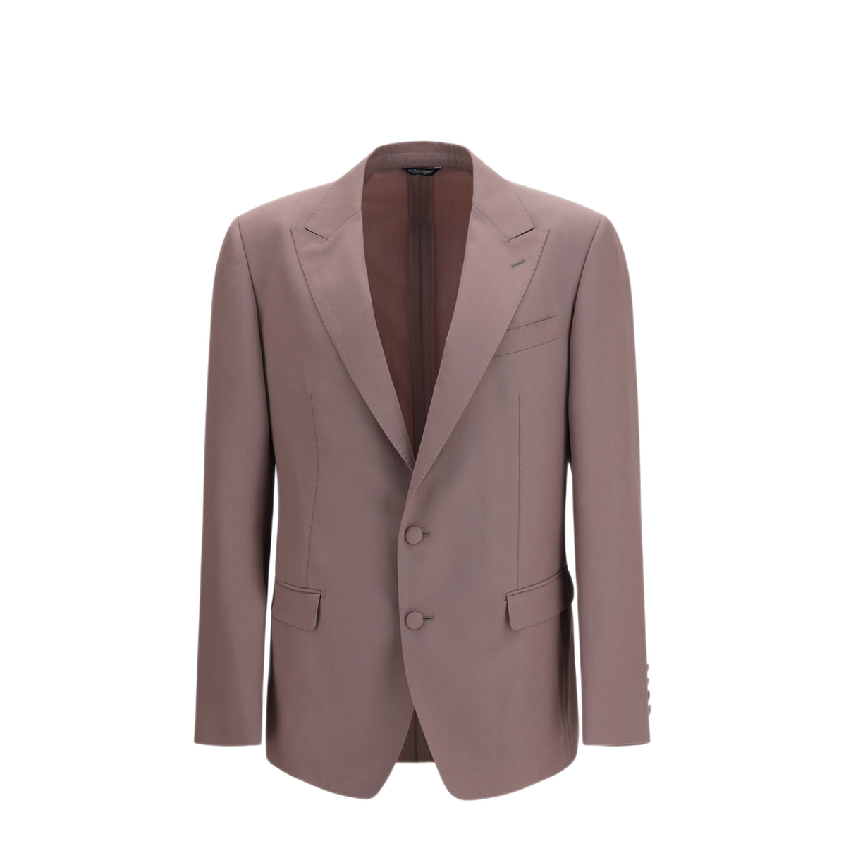 Single Breasted Wool Poplin Jacket - Image 1