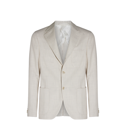 Single-Breasted Cotton-Blend Jacket - Image 4