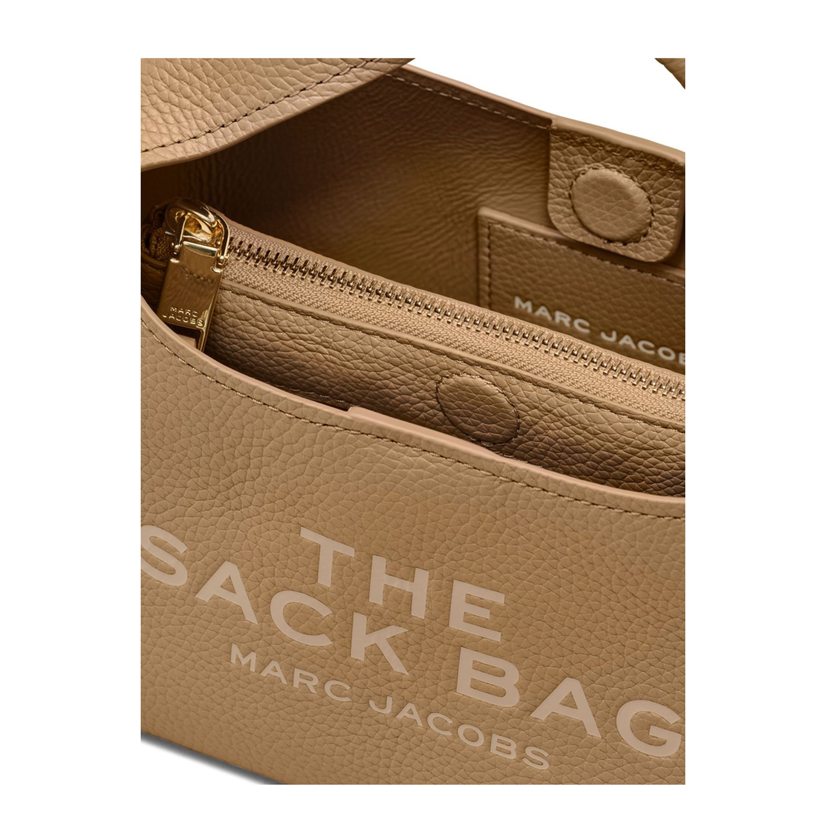 Beige Leather Handbag - Image 5