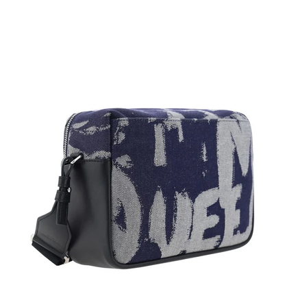 Printed Denim Crossbody Bags - Image 3