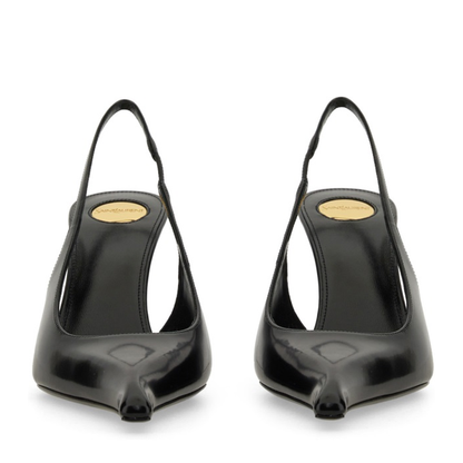 Leather Miller Wedges - Image 4