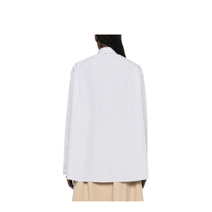 Double-Stripe Cotton Poplin Shirt - Image 3