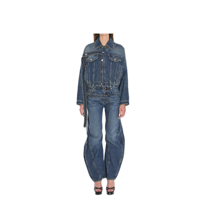 Strap Jeans In Denim - Image 5