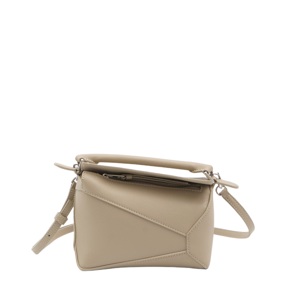 Puzzle Edge Mini Calfskin Crossbody - Clay - Image 1