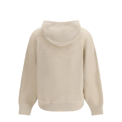 Sparkling Net Cotton Hooded Sweatshirt - Image 2