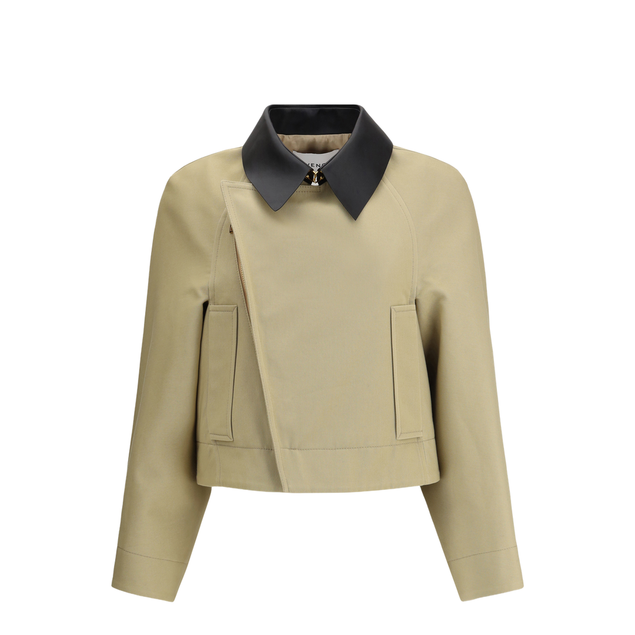 Cropped Cotton and Wool Caban - Image 1