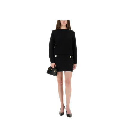 Knitted Sweater Black - Image 2