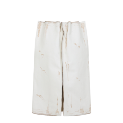 Calf Leather Midi Skirt - Image 4