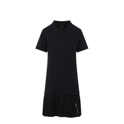 Layered Polo Mini Dress - Image 3