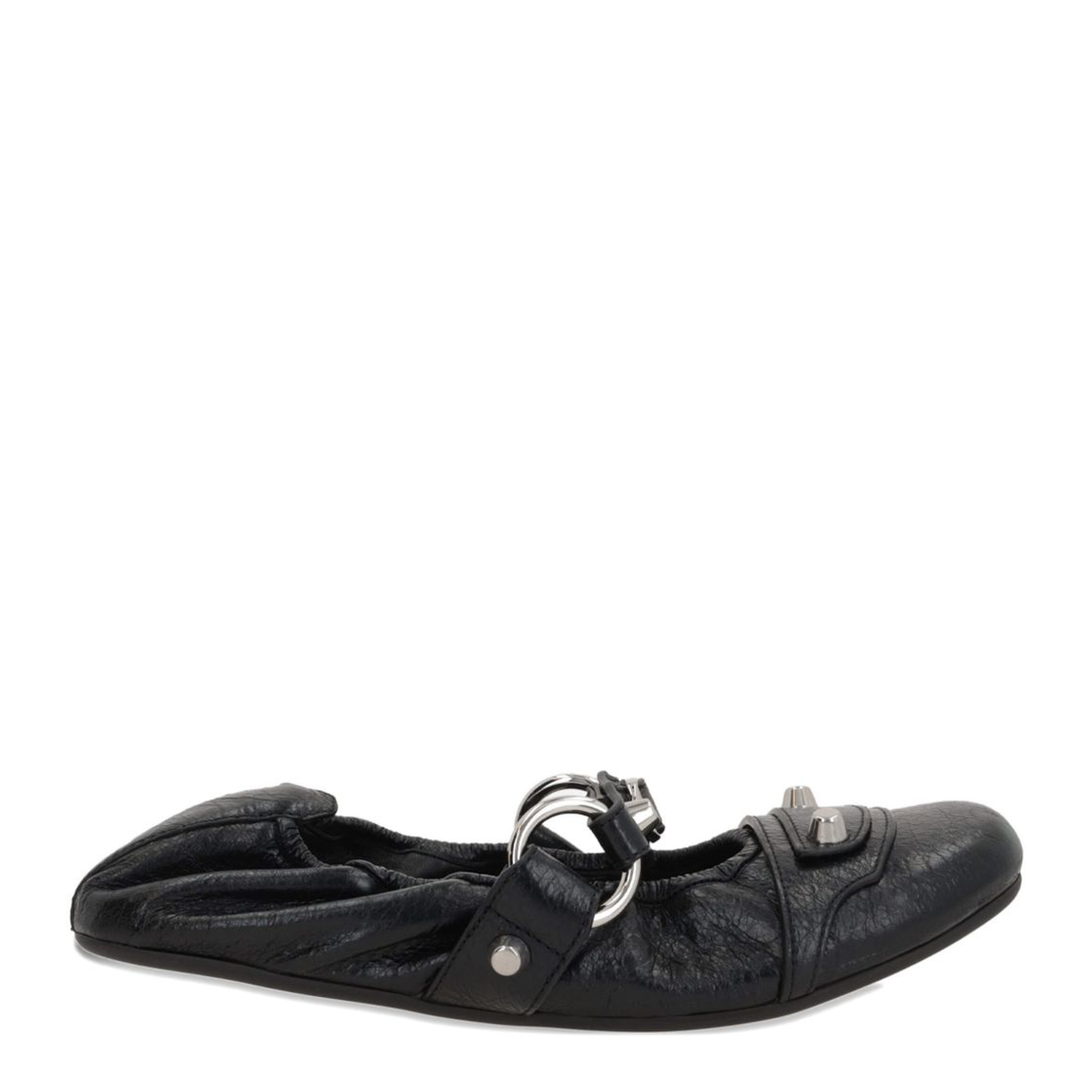 City Ballerina in Black/Silver - Image 1