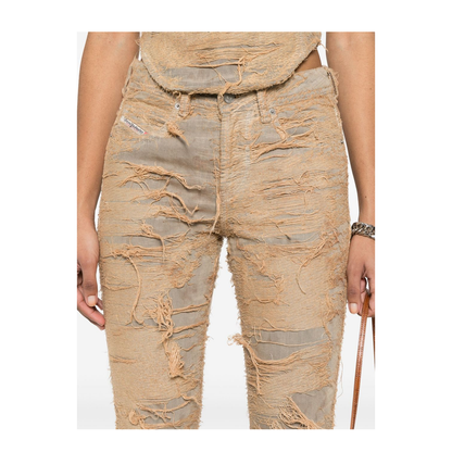 Slim Jeans In Beige - Image 2