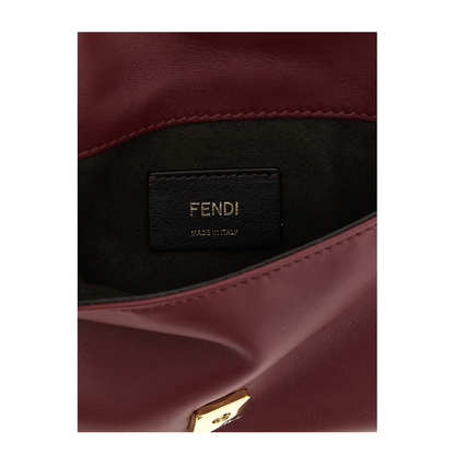 Baguette Pouch Leather Red - Image 4