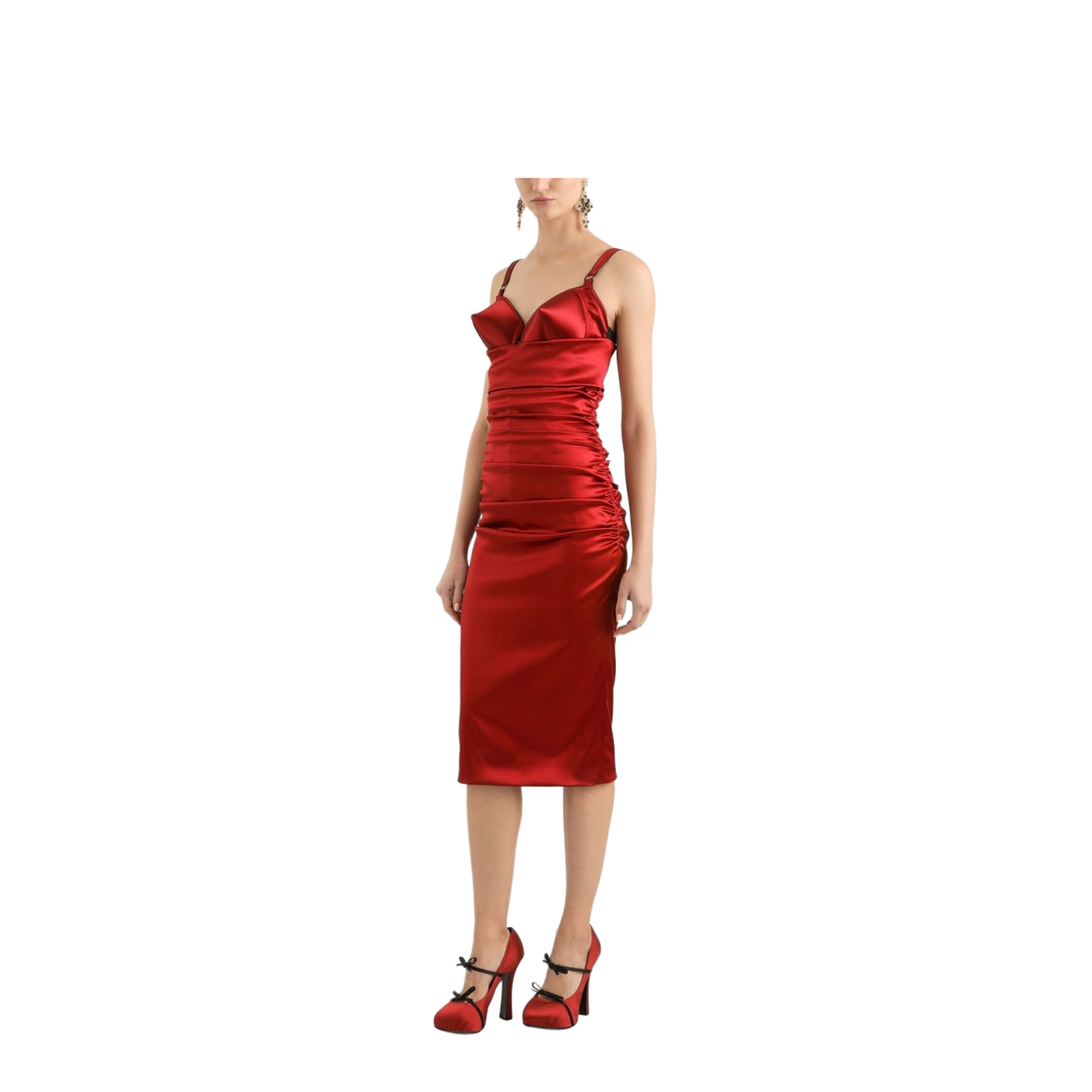 Longuette Dress with Cone Cups - Image 4
