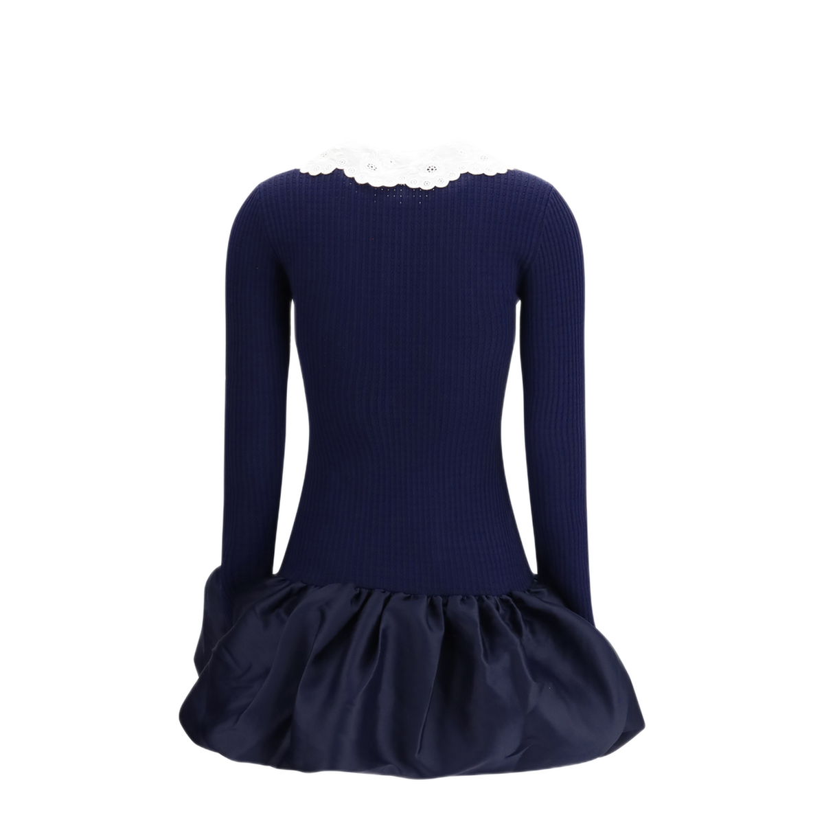 Knit Taffeta Mini Dress - Image 2