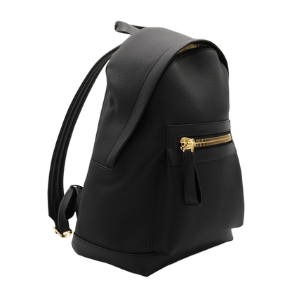 Grain Leather Buckley Backpack - Black - Image 7