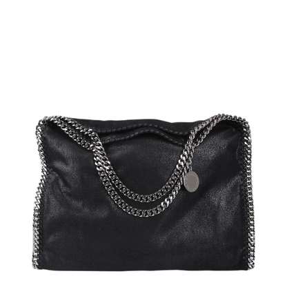 Falabella Fold-Over Shaggy Deer Tote Bag - Black - Image 5