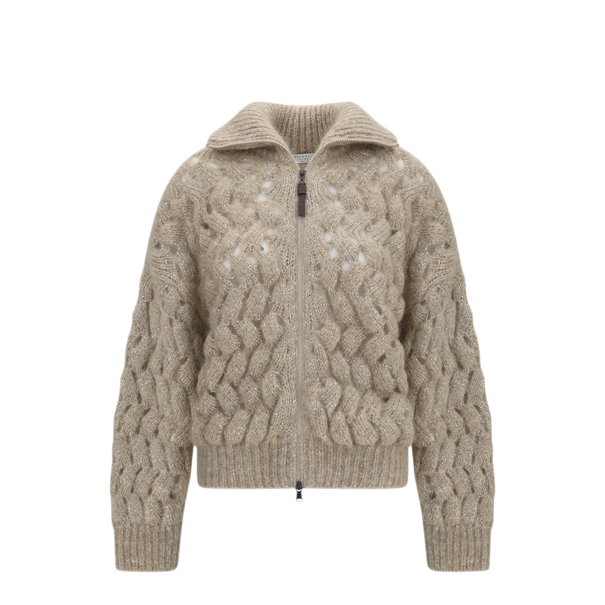Mohair And Wool Blend Cardigan - Image 1