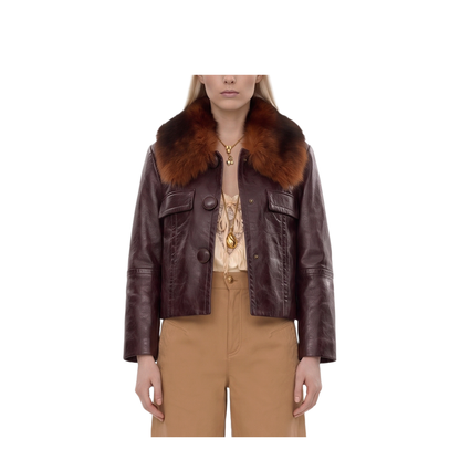 Short Leather Jacket - Image 1