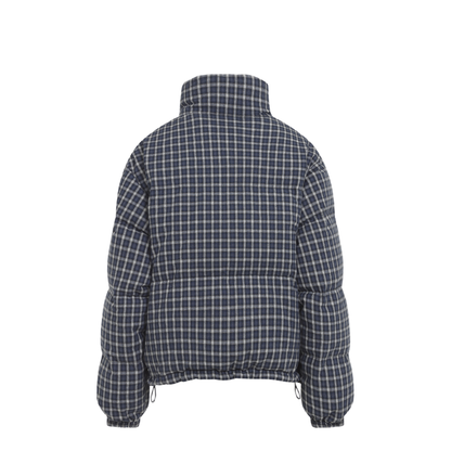 Reversible Checked Down Jacket - Image 4