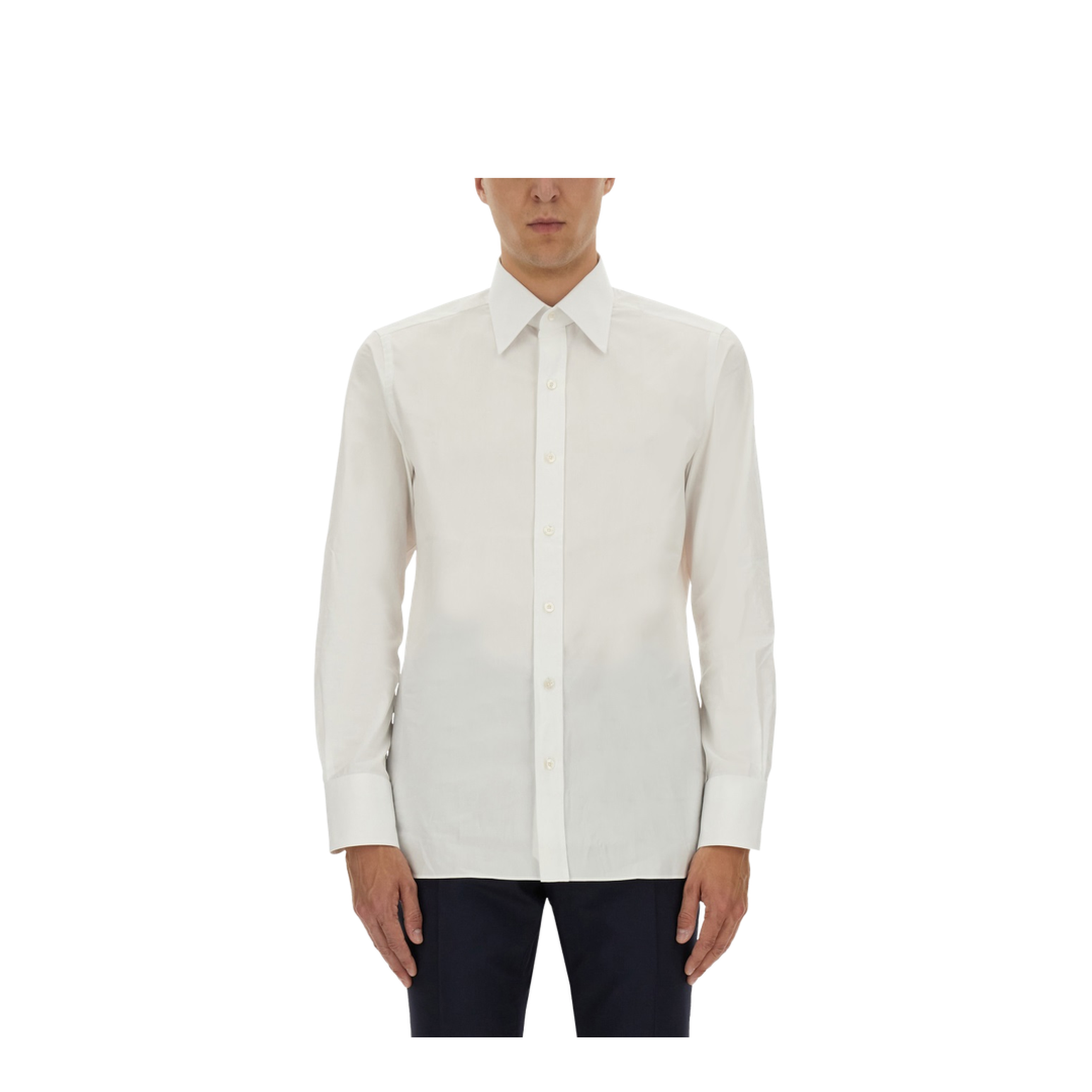 Shirt with Classic Collar - Image 2
