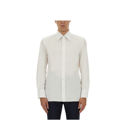 Shirt with Classic Collar - Image 2