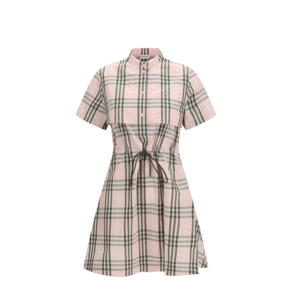 Check Cotton Dress - Image 1